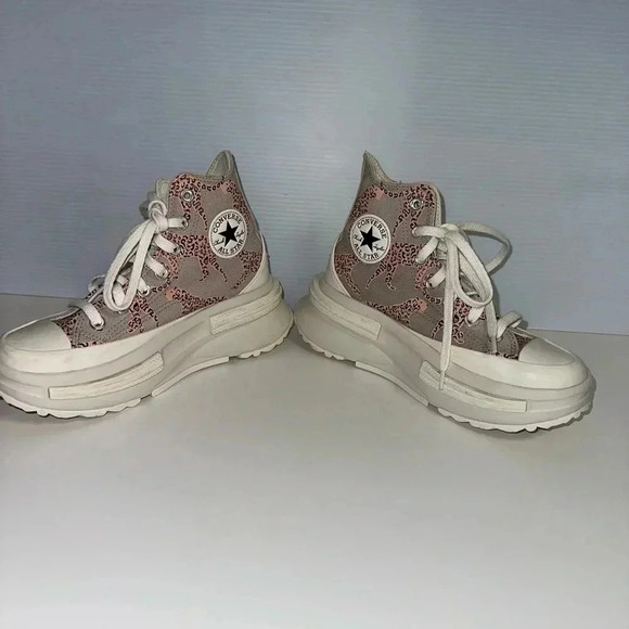Converse Run Star Legacy CX Platform Cheetah Size 4.5 Kids / 6-6.5 Women’s - Picture 12 of 16